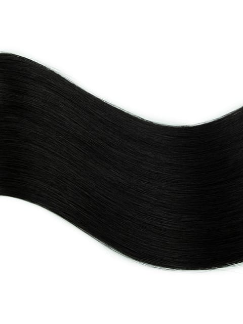 Midnight hair extension shade
